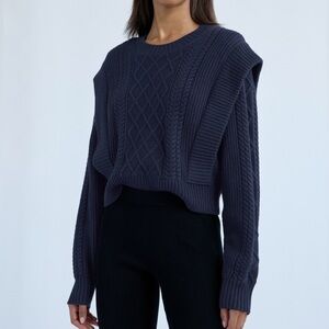 Aritzia Babaton Blue Seek Sweater